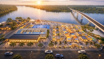 An Phước Night Town – Phố đêm đa trải nghiệm bên sông tại Cần Giuộc