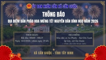 An Phước Sài Gòn được chọn làm điểm bắn pháo hoa đêm giao thừa Tết Bính Ngọ 2026